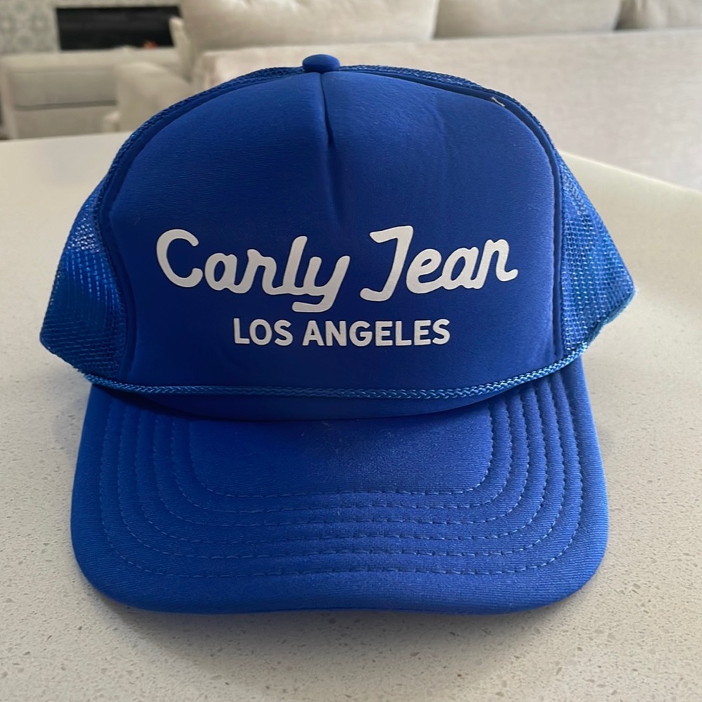 EXCLUSIVE brand new bright blue CJLA trucker hat